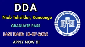 DDA Recruitment 2025 - Apply Offline for 91 Niab Tehsildar, Kanoongo Posts DDA Recruitment 2025 - Apply Offline for 91 Niab Tehsildar, Kanoongo Posts