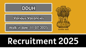 DDUH Recruitment 2025 – Walk in for 19 General Medicine, Surgery and More Posts DDUH Recruitment 2025 – Walk in for 19 General Medicine, Surgery and More Posts