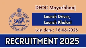 DEOC Mayurbhanj Recruitment 2025 - Apply Offline for 05 Launch Driver, Launch Khalasi Posts