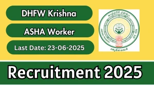 DHFW Krishna ASHA Worker Recruitment 2025 - Apply Offline for 26 Posts