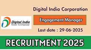 Digital India Corporation Engagement Manager Recruitment 2025 - Apply Online