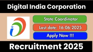 Digital India Corporation State Coordinator Recruitment 2025 - Apply Online for 08 Posts