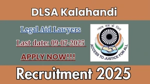 DLSA Kalahandi Legal Aid Lawyers Recruitment 2025 - Apply Offline