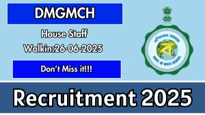 DMGMCH House Staff Recruitment 2025 – Walk in