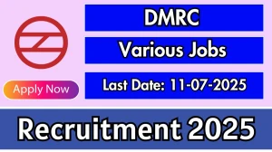 DMRC Consultant Doctor Recruitment 2025 - Apply Offline for 2 Posts