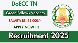 TN Environment Department Green Fellows Recruitment 2025 - Apply Online for 38 Posts TN Environment Department Green Fellows Recruitment 2025 - Apply Online for 38 Posts