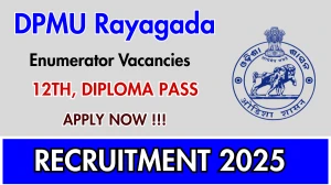 DPMU Rayagada Enumerator Recruitment 2025 - Apply Offline for 54 Posts