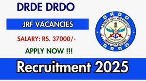 DRDE DRDO Junior Research Fellow Recruitment 2025 – Walk in for 14 Posts DRDE DRDO Junior Research Fellow Recruitment 2025 – Walk in for 14 Posts