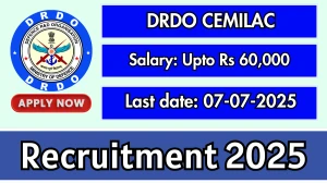 DRDO CEMILAC Consultant Recruitment 2025 - Apply Offline for 09 Posts