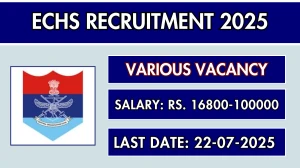 ECHS Chennai Recruitment 2025 - Apply Offline for 76 Chowkidar, Safaiwala and More Posts ECHS Chennai Recruitment 2025 - Apply Offline for 76 Chowkidar, Safaiwala and More Posts
