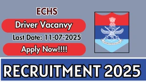 ECHS Driver Recruitment 2025 - Apply Offline