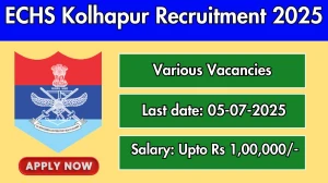 ECHS Kolhapur Recruitment 2025 - Apply Offline for 56 Driver, Safaiwala and Other Posts