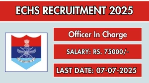 ECHS Pune Officer In Charge Recruitment 2025 - Apply Offline ECHS Pune Officer In Charge Recruitment 2025 - Apply Offline