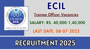 ECIL Trainee Officer Recruitment 2025 - Apply Online