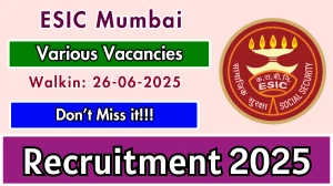 ESIC Mumbai Recruitment 2025 – Walk in for 43 Dentist, Yoga Instructor and Other Posts ESIC Mumbai Recruitment 2025 – Walk in for 43 Dentist, Yoga Instructor and Other Posts
