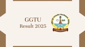 GGTU Result 2025 Released at ggtuexam.com Direct Link to Download Odd Semester Result GGTU Result 2025 Released at ggtuexam.com Direct Link to Download Odd Semester Result