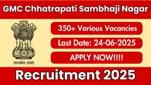 GMC Chhatrapati Sambhaji Nagar Recruitment 2025 - Apply Online for 357 Laboratory Attendant, Gardener and Other Posts