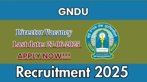 GNDU Director Recruitment 2025 - Apply Online