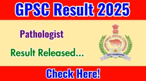 GPSC Pathologist Result 2025 Out at gpsc.gujarat.gov.in, Direct Link to Download Result PDF Here GPSC Pathologist Result 2025 Out at gpsc.gujarat.gov.in, Direct Link to Download Result PDF Here
