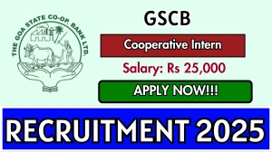 GSCB Cooperative Intern Recruitment 2025 - Apply Offline