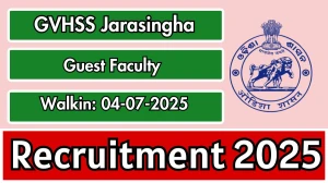 GVHSS Jarasingha Guest Faculty Recruitment 2025 – Walk in