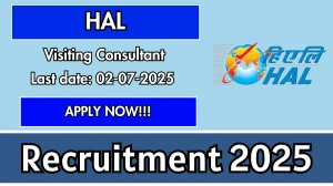 HAL Visiting Consultant Recruitment 2025 - Apply Offline