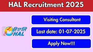 HAL Visiting Consultant Recruitment 2025 - Apply Offline