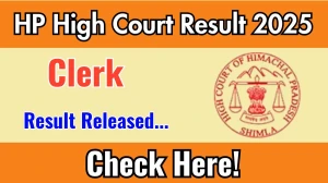 HP High Court Clerk Result 2025 Out at highcourt.hp.gov.in, Direct Link to Download Result PDF Here HP High Court Clerk Result 2025 Out at highcourt.hp.gov.in, Direct Link to Download Result PDF Here