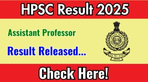 HPSC Assistant Professor Result 2025 Out at hpsc.gov.in, Direct Link to Download Result PDF Here HPSC Assistant Professor Result 2025 Out at hpsc.gov.in, Direct Link to Download Result PDF Here