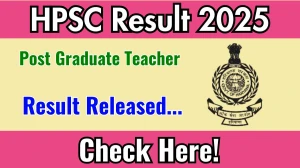 HPSC PGT Result 2025 Out at hpsc.gov.in, Direct Link to Download Result PDF Here