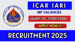 ICAR IARI Senior Research Fellow Recruitment 2025 – Walk in ICAR IARI Senior Research Fellow Recruitment 2025 – Walk in