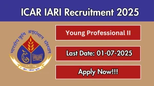 ICAR IARI Young Professional II Recruitment 2025 - Apply Offline