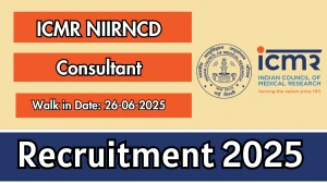 ICMR NIIRNCD Consultant Recruitment 2025 – Walk in