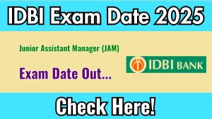 IDBI JAM Exam Date 2025 Announced at idbibank.in Exam details here IDBI JAM Exam Date 2025 Announced at idbibank.in Exam details here