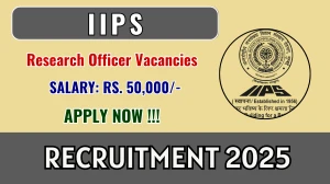 IIPS Research Officer Recruitment 2025 - Apply Online IIPS Research Officer Recruitment 2025 - Apply Online