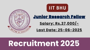 IIT BHU Junior Research Fellow Recruitment 2025 - Apply Online