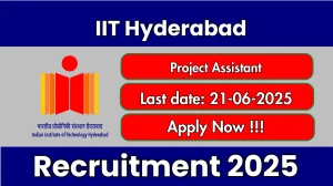 IIT Hyderabad Project Assistant Recruitment 2025 - Apply Offline for 01 Posts IIT Hyderabad Project Assistant Recruitment 2025 - Apply Offline for 01 Posts