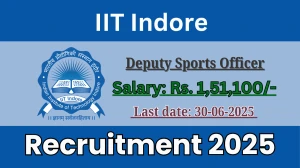 IIT Indore Deputy Sports Officer Recruitment 2025 - Apply Online