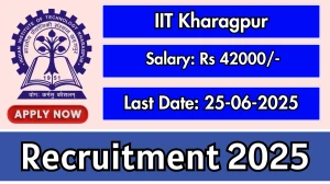 IIT Kharagpur Senior Project Associate Recruitment 2025 - Apply Online for 01 Posts