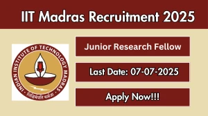 IIT Madras Junior Research Fellow Recruitment 2025 - Apply Online IIT Madras Junior Research Fellow Recruitment 2025 - Apply Online