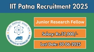 IIT Patna Junior Research Fellow Recruitment 2025 - Apply Offline
