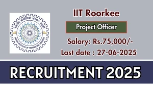 IIT Roorkee Project Officer Recruitment 2025 - Apply Offline