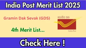 India Post GDS Result 4th Merit List 2025 OUT at indiapostgdsonline.gov.in Soon, Check Steps to Download Merit List PDF Here