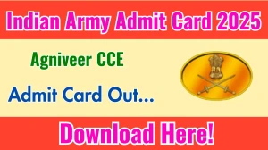 Indian Army Agniveer CCE Admit Card 2025 Out joinindianarmy.nic.in Get Direct Link Here