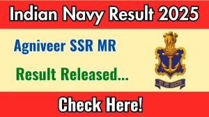 Indian Navy Agniveer SSR MR Result 2025 Indian Navy Agniveer SSR MR Result 2025