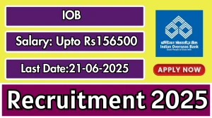 IOB Company Secretary Recruitment 2025 - Apply Online