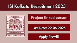 ISI Kolkata Project linked person Recruitment 2025 - Apply Offline ISI Kolkata Project linked person Recruitment 2025 - Apply Offline