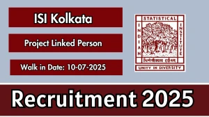 ISI Kolkata Project Linked Person Recruitment 2025 – Walk in