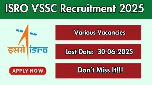 ISRO VSSC Recruitment 2025 - Apply Offline for Physiotherapist, Authorised Medical Officer and Other Posts ISRO VSSC Recruitment 2025 - Apply Offline for Physiotherapist, Authorised Medical Officer and Other Posts