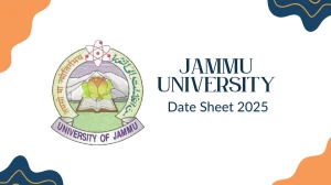 Jammu University Date Sheet 2025 Announced @ coeju.com Details Here